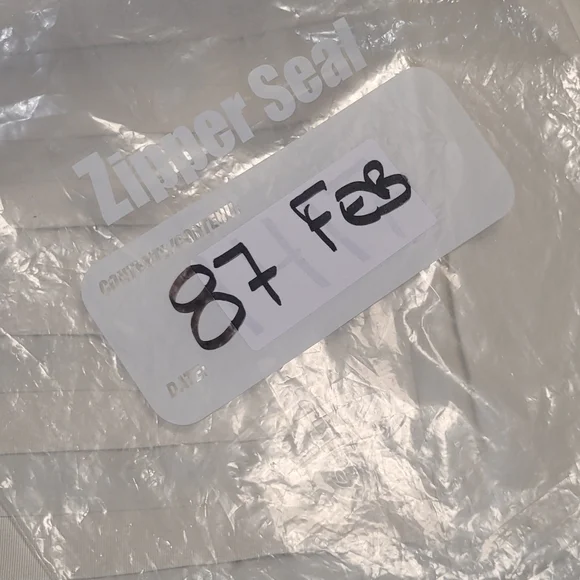 & Others Stories Ivory Cotton Pleated Bottom Pockets Business Zipper Back Sz 40 - Picture 11 of 13